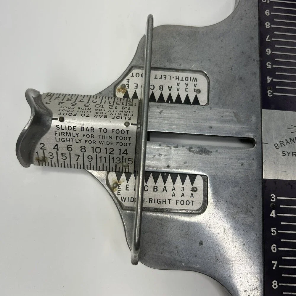 The Brannock Device NY VTG Shoe Sizer Width Arch Foot Measurement Tool Womens